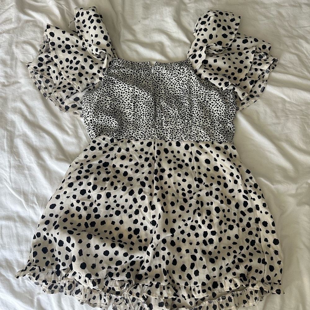 Boohoo Ruffled Romper